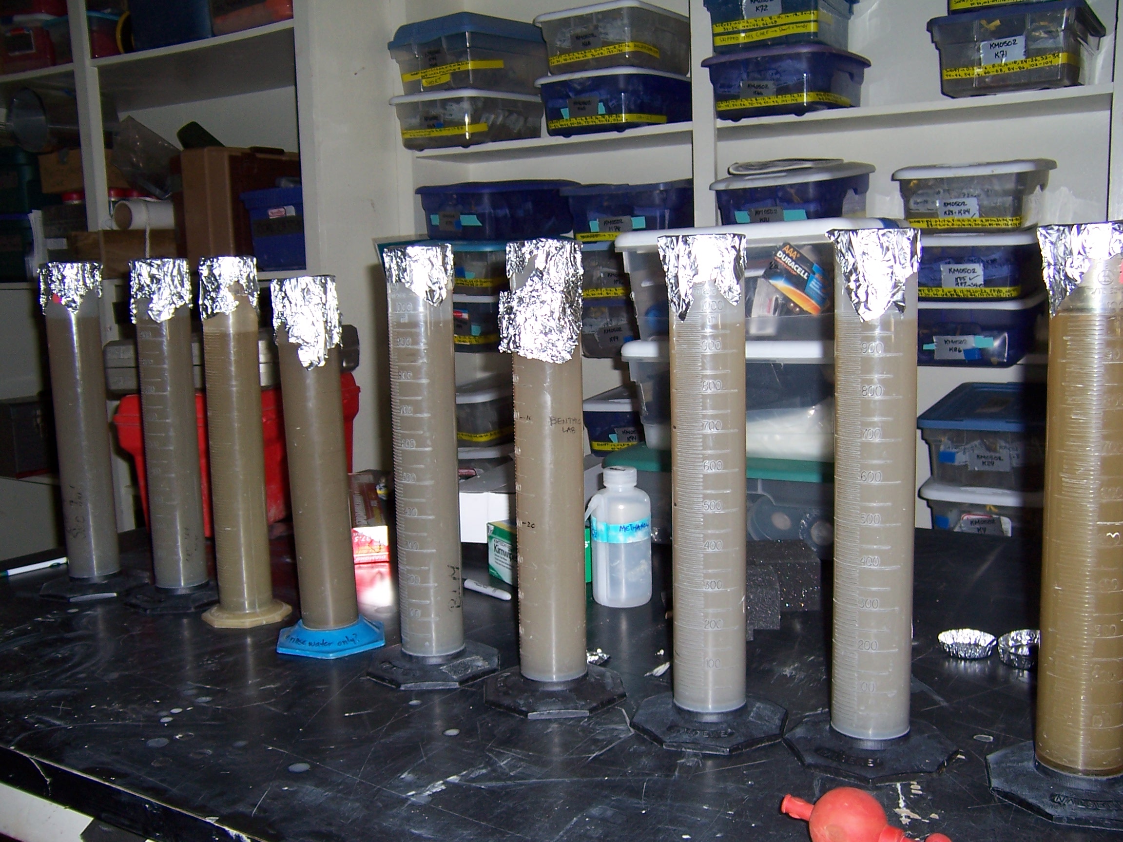 Sediment samples